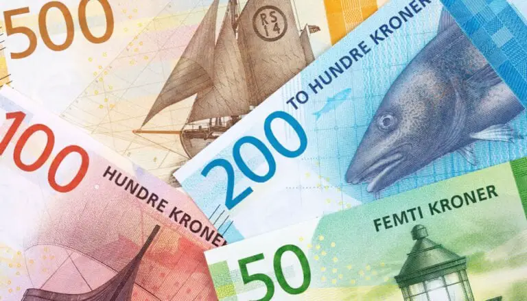 SUA : Explication des centres de services norvégiens pour les travailleurs étrangers 20 Collage de monnaie norvégienne