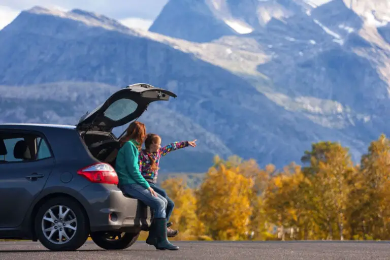 Conduire un véhicule étranger en Norvège 22 Touristes avec voiture en Norvège.