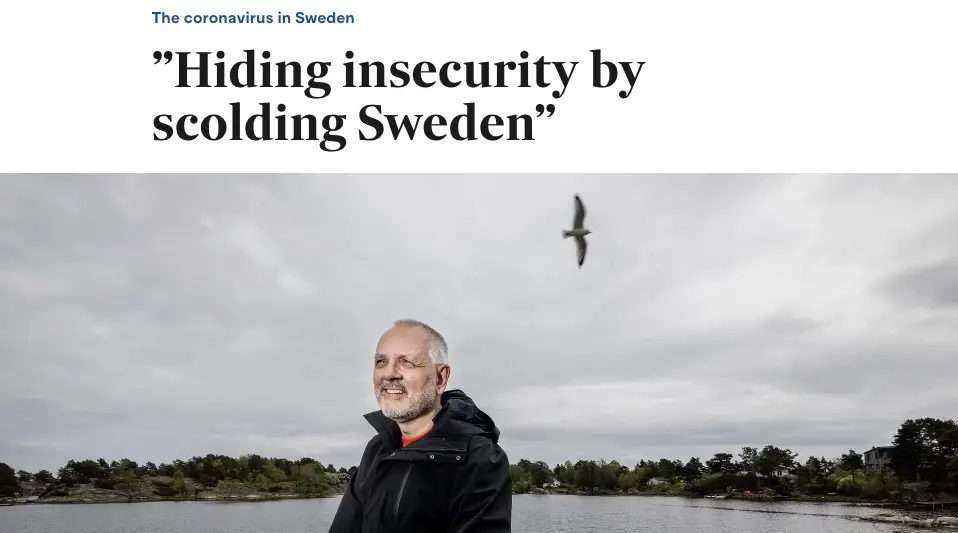 Le plus grand épidémiologiste norvégien : La Suède a bien géré Covid - 9