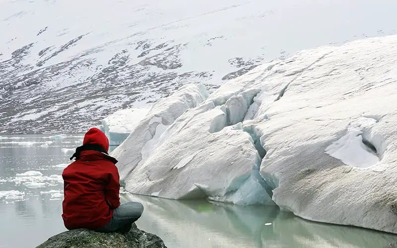 Le tourisme au glacier de Jostedal en Norvège