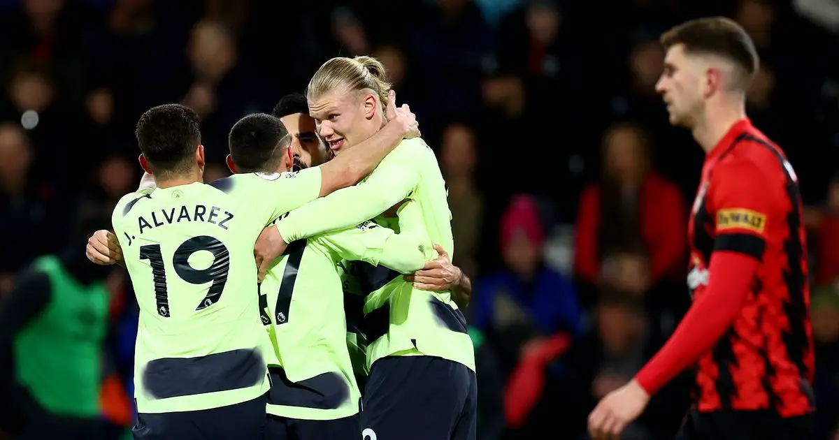 Les joueurs de Man City aident Erling Haaland en ne lui passant pas le ballon – Simon Bajkowski - 3