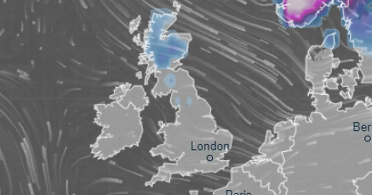 Cartes d'enneigement du Royaume-Uni : Un blitz de 1 500 miles à partir de la Norvège va provoquer un gel de -16C avant des Pâques blanches - 3