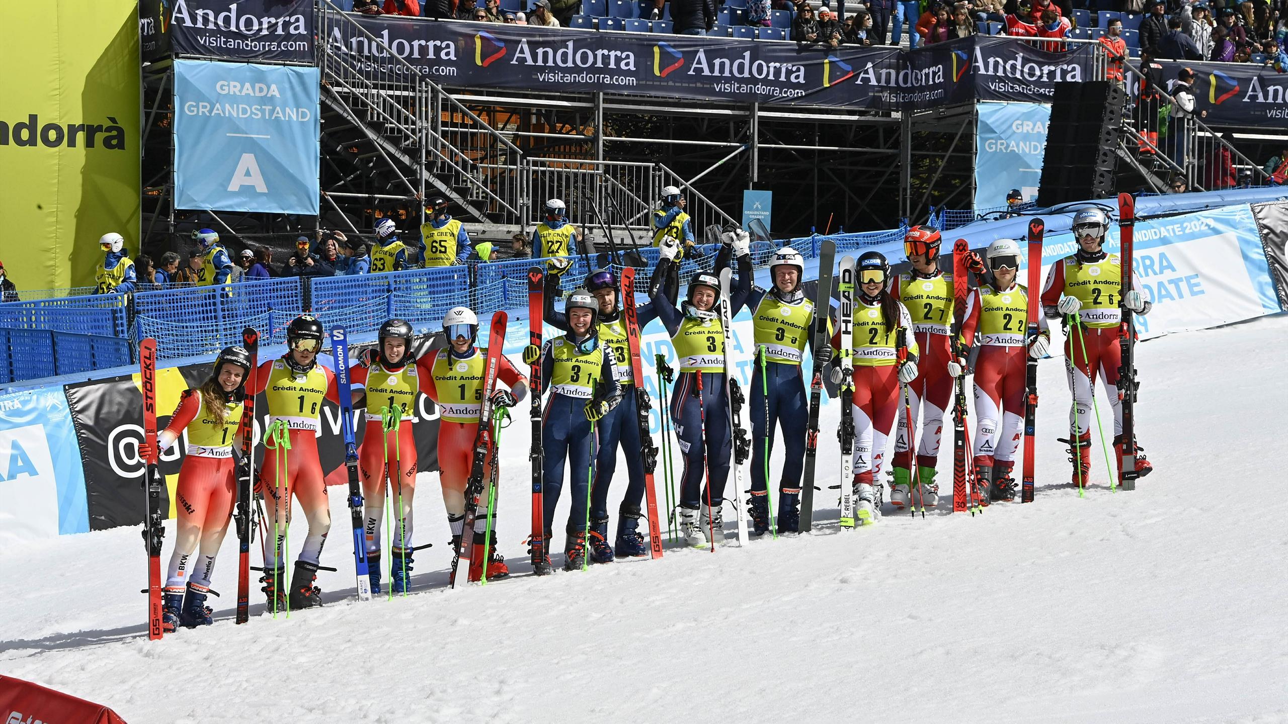 Finales de la Coupe du monde de ski alpin 2023 : La Norvège devance la Suisse dans une épreuve par équipes très disputée 4 Finales de la Coupe du monde de ski alpin 2023 : La Norvège devance la Suisse dans une épreuve par équipes très disputée - 3