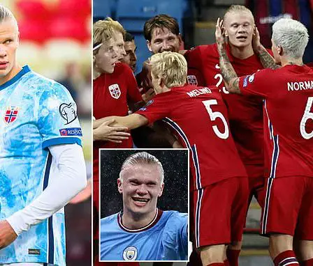 Erling Haaland ne participera pas aux prochains matches de qualification pour l'Euro de la Norvège contre l'Espagne et la Géorgie. - 8