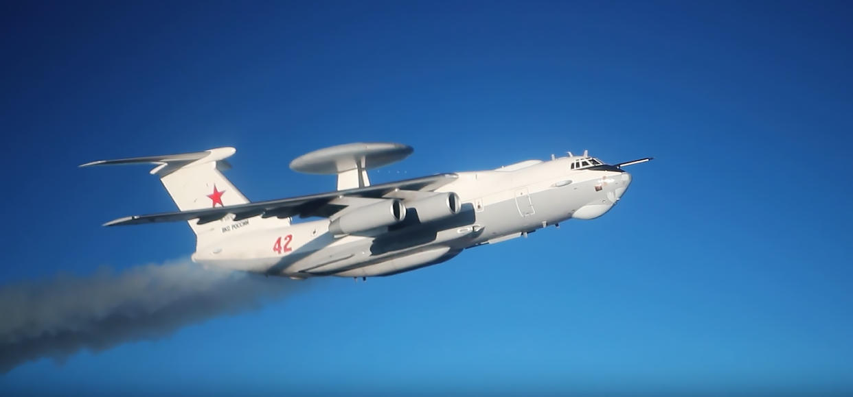 La Norvège a publié cette vidéo d'un avion de surveillance russe au large de ses côtes. (Gouvernement norvégien)