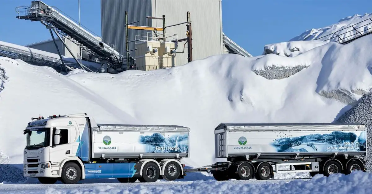 Le plus grand camion électrique de Norvège permettra d'économiser 156 tonnes de CO2 par an 6 Le plus grand camion électrique de Norvège permettra d'économiser 156 tonnes de CO2 par an - 5