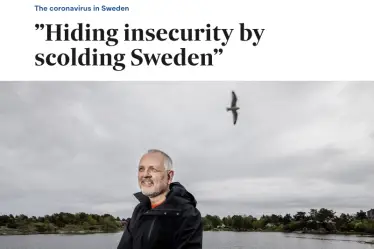 Le plus grand épidémiologiste norvégien : La Suède a bien géré Covid - 18