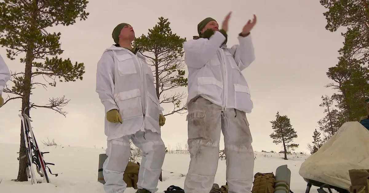 L'escalade de montagnes froides et venteuses en Norvège est un défi bienvenu pour les soldats du Minnesota. 4 L'escalade de montagnes froides et venteuses en Norvège est un défi bienvenu pour les soldats du Minnesota. - 3