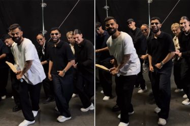 Virat Kohli danse avec l'équipe de danse norvégienne Quick Style à Mumbai - 20