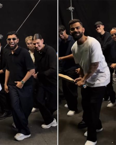 Virat Kohli danse avec l'équipe de danse norvégienne Quick Style à Mumbai - 7