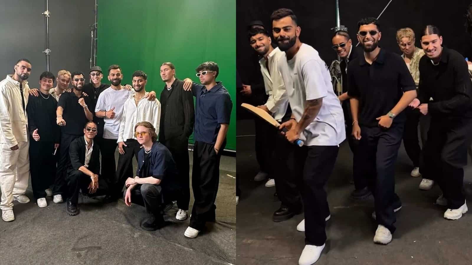Virat Kohli danse avec le groupe norvégien Quick Style à Mumbai et impressionne les gens | Trending - 3