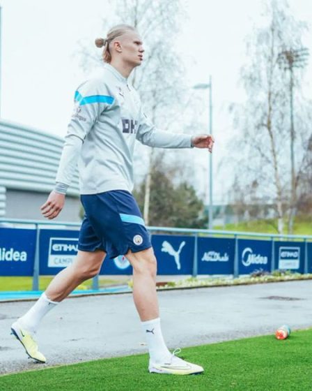 Erling Haaland reprend l'entraînement avec Man City avant le match contre Southampton. - 13