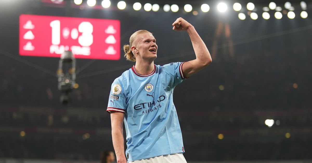 Pep Guardiola explique à Arsenal la manière d'arrêter la star de Man City, Erling Haaland. 4 Pep Guardiola explique à Arsenal la manière d'arrêter la star de Man City, Erling Haaland. - 3