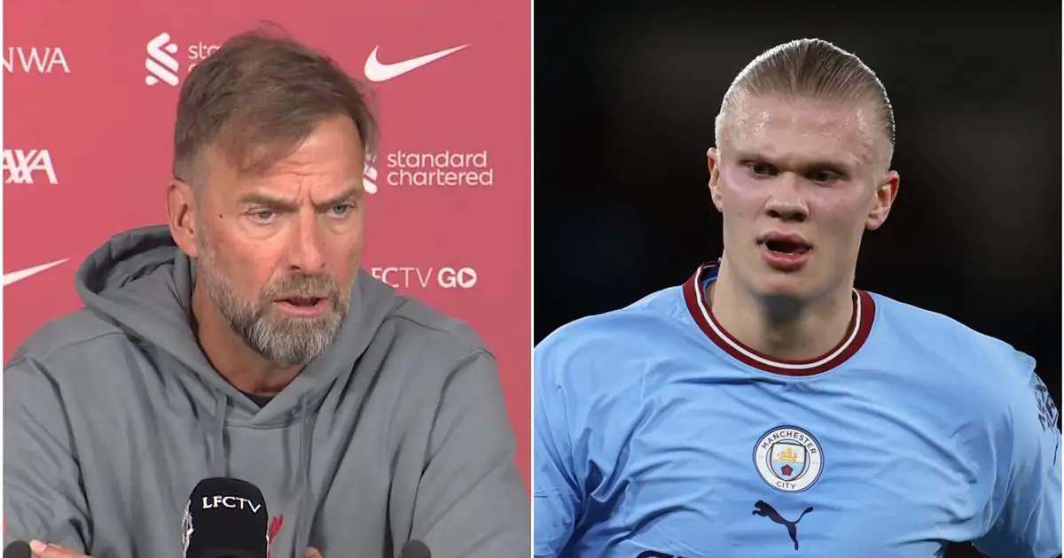 Le verdict de Jurgen Klopp pour le match Man City vs Liverpool au milieu du doute concernant la blessure d'Erling Haaland 4 Le verdict de Jurgen Klopp pour le match Man City vs Liverpool au milieu du doute concernant la blessure d'Erling Haaland - 3