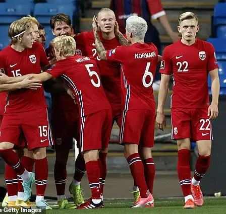 Erling Haaland ne participera pas aux prochains matches de qualification pour l'Euro de la Norvège contre l'Espagne et la Géorgie. - 1