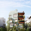Immeuble résidentiel à Glyfada, Athènes . Image Courtesy of Oikonomakis Siampakoulis architects Vertical Stacking in Norway and a Suburban Residence in Greece : 8 Collective Housing Schemes Submitted by the ArchDaily Community - Image 40 of 45
