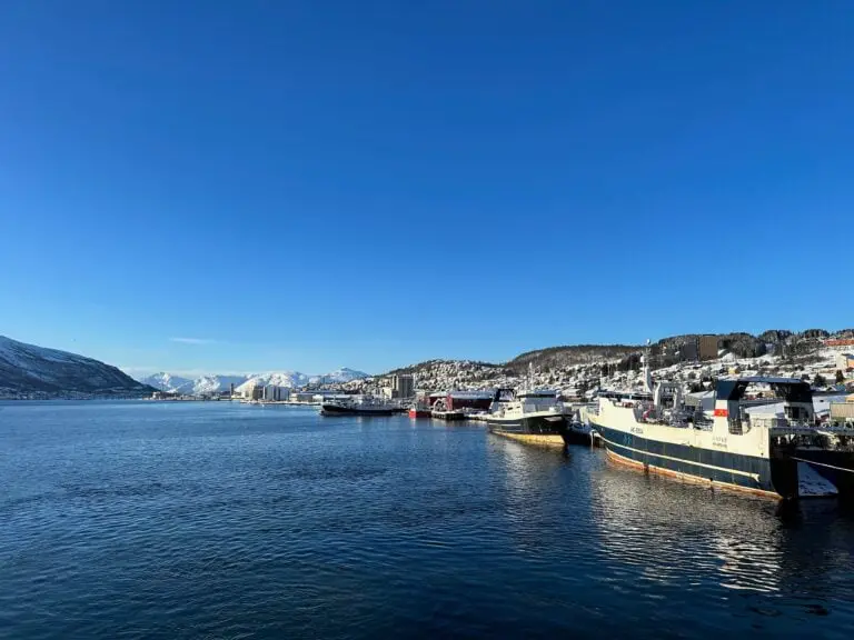 Tromsø vue du port de Breivika.