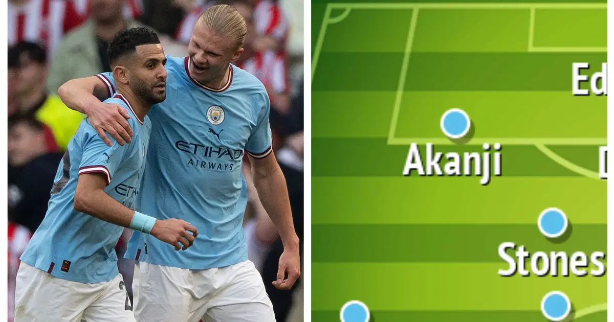 Riyad Mahrez et Erling Haaland débutent - On prédit l'équipe de Man City contre Arsenal. 4 Riyad Mahrez et Erling Haaland débutent - On prédit l'équipe de Man City contre Arsenal. - 3