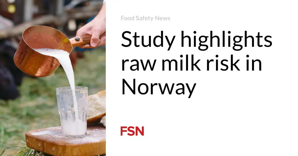 Une étude met en évidence les risques liés au lait cru en Norvège 4 Une étude met en évidence les risques liés au lait cru en Norvège - 3