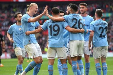 Les performances des joueurs de Man City lors du match contre Sheffield United, avec Mahrez imitant le jeu de Haaland - 16