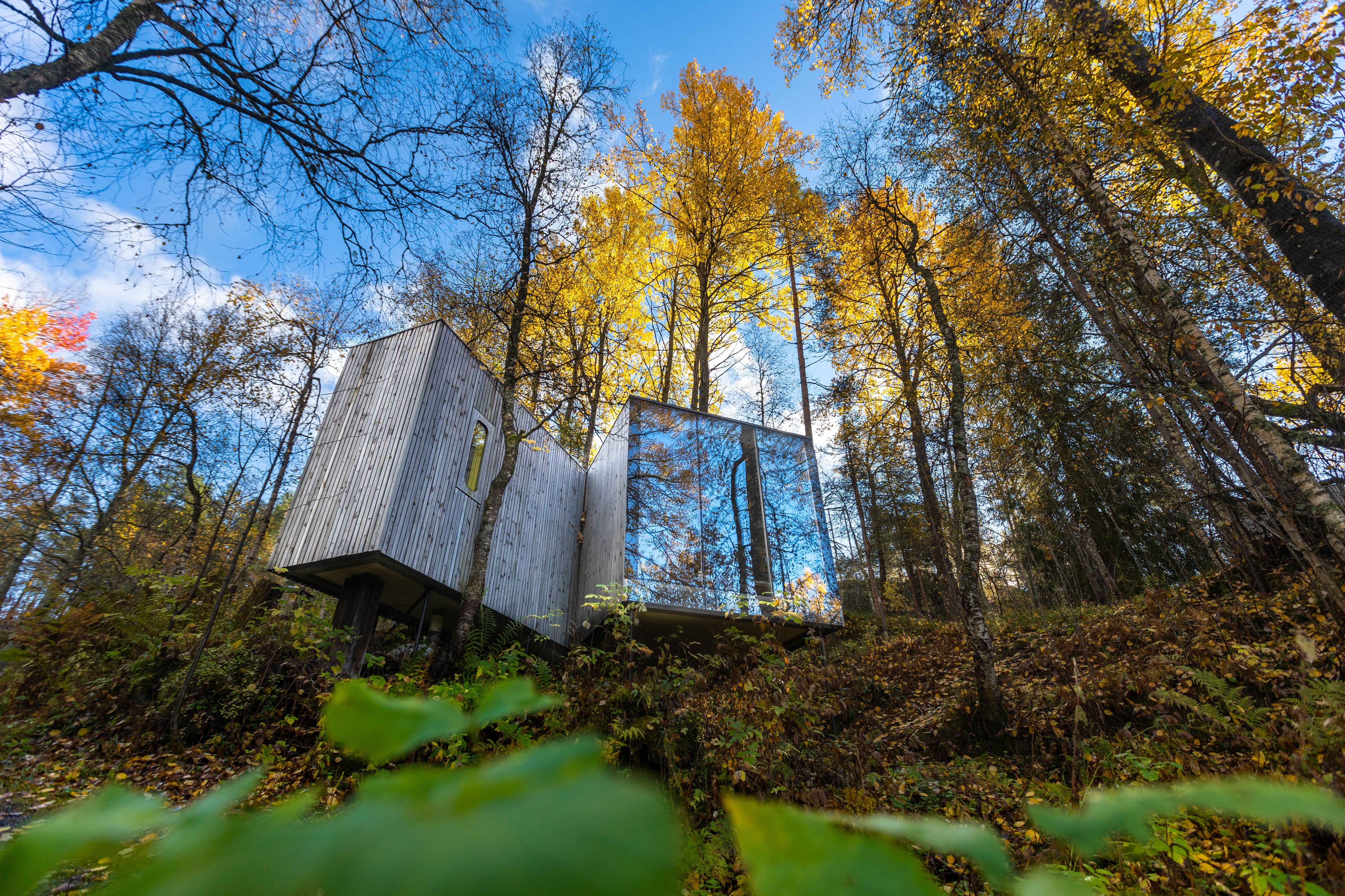 Chambre paysagère, Juvet Landscape Hotel, Norvège