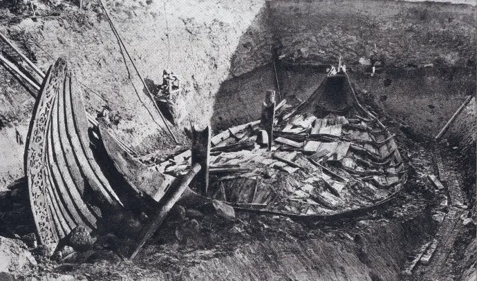 Un ancien bateau funéraire viking découvert en Norvège - 92