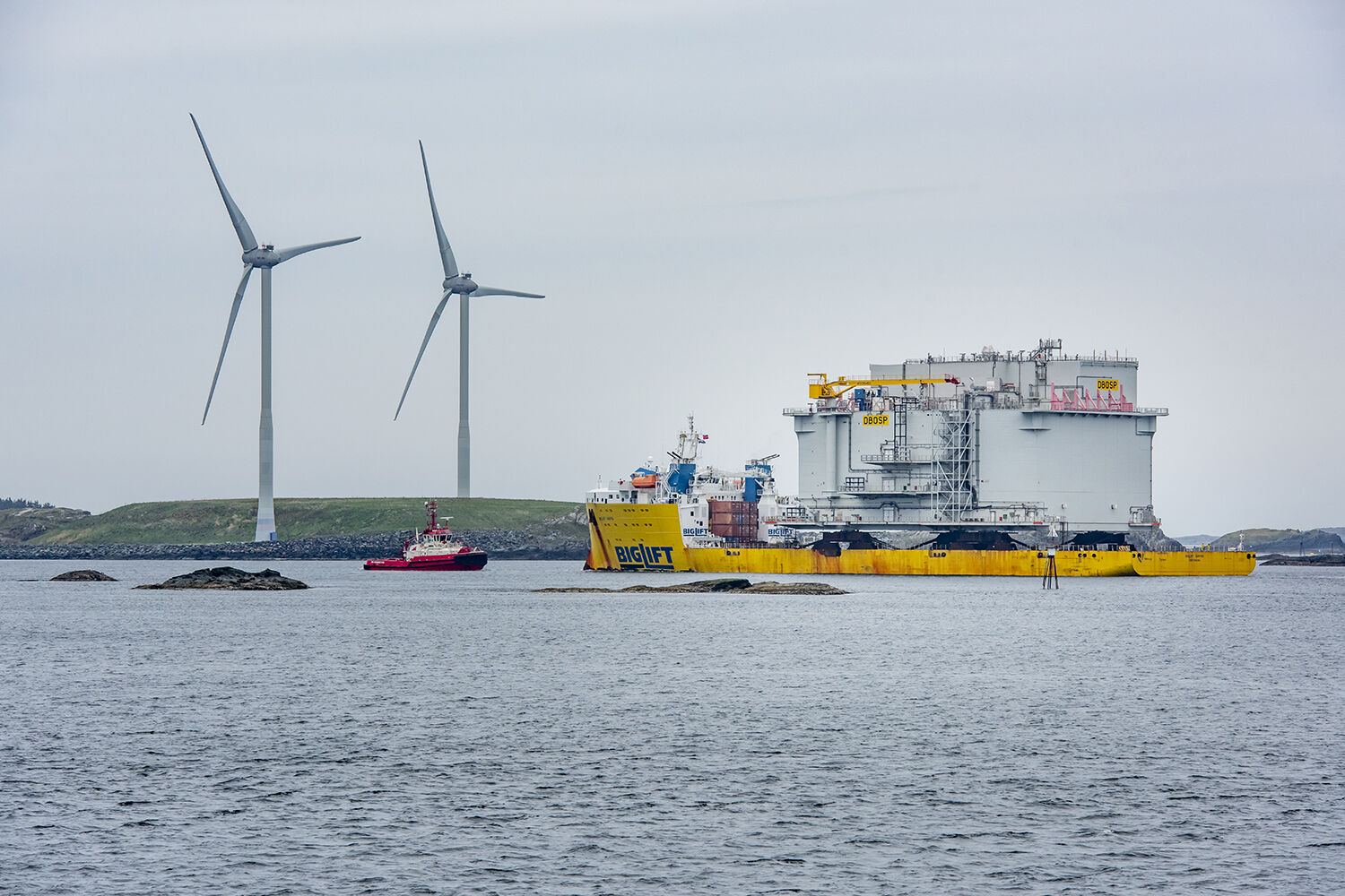 Arrivée en Norvège de la partie supérieure de la sous-station offshore Dogger Bank B - 3