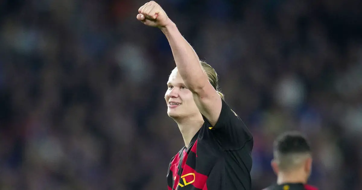 Erling Haaland vise le triplé de Manchester City et explique l'importance de la Ligue des champions 4 Erling Haaland vise le triplé de Manchester City et explique l'importance de la Ligue des champions - 3