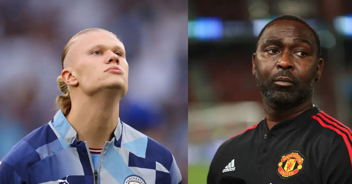 "Je n'ai pas pu rivaliser" Andy Cole réagit au record battu par Erling Haaland - 3