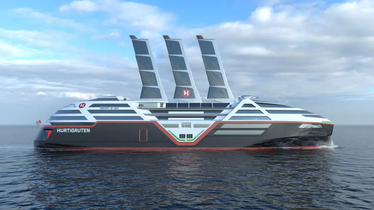 La compagnie norvégienne Hurtigruten dévoile un projet de navire zéro émission - 3