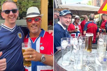 Des supporters écossais repérés en train de boire et de faire la fête en Norvège - 16