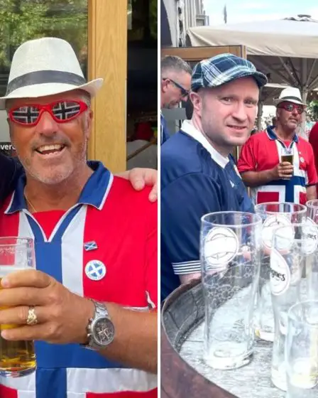 Des supporters écossais repérés en train de boire et de faire la fête en Norvège - 15