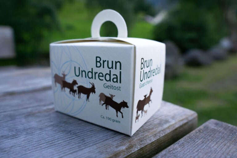 Fromage de chèvre brun de Undredal. Stepan Bezvershuk / Shutterstock.com.