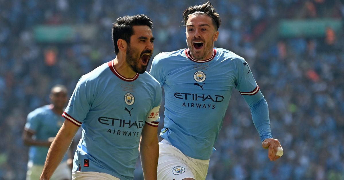 Ilkay Gundogan salue Jack Grealish en le qualifiant d'"incompris" et fait la prédiction d'Erling Haaland à Manchester City. 4 Ilkay Gundogan salue Jack Grealish en le qualifiant d'"incompris" et fait la prédiction d'Erling Haaland à Manchester City. - 3