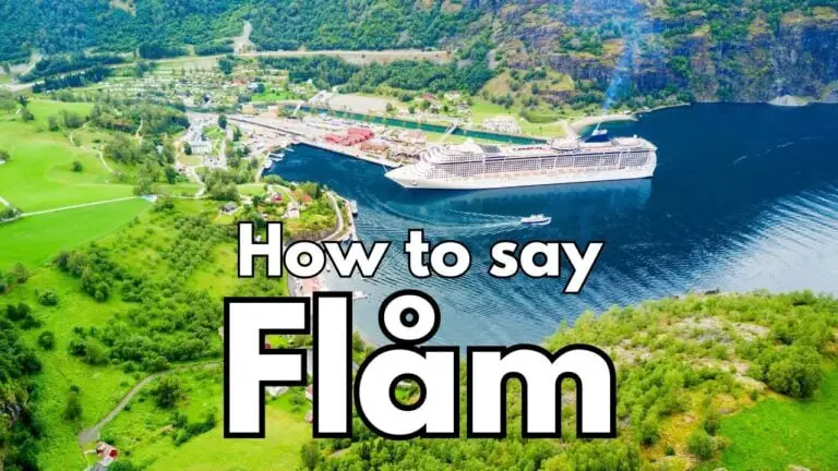 Comment dire Flåm - Guide de prononciation.