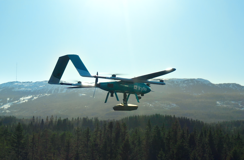 Une start-up norvégienne lance un service de livraison à domicile par drone 4 Une start-up norvégienne lance un service de livraison à domicile par drone - 3