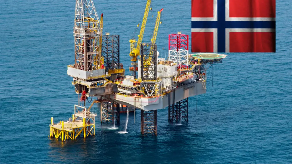 Plate-forme pétrolière en Norvège