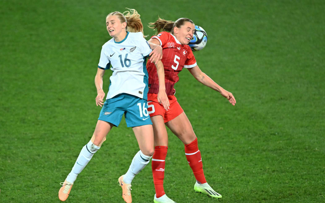La Coupe du monde de football : La Colombie surprend l'Allemagne, la Nouvelle-Zélande est éliminée, la Norvège est qualifiée 9 Jacqui Hand de Nouvelle-Zélande en action contre la Suisse, Coupe du Monde de la FIFA 2023.