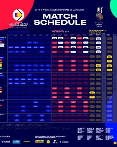 Le calendrier Danemark/Norvège/Suède 2023 dévoilé à 100 jours du coup d'envoi - 4