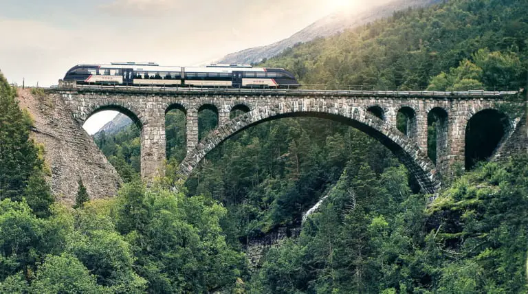 Chemin de fer de Rauma en Norvège