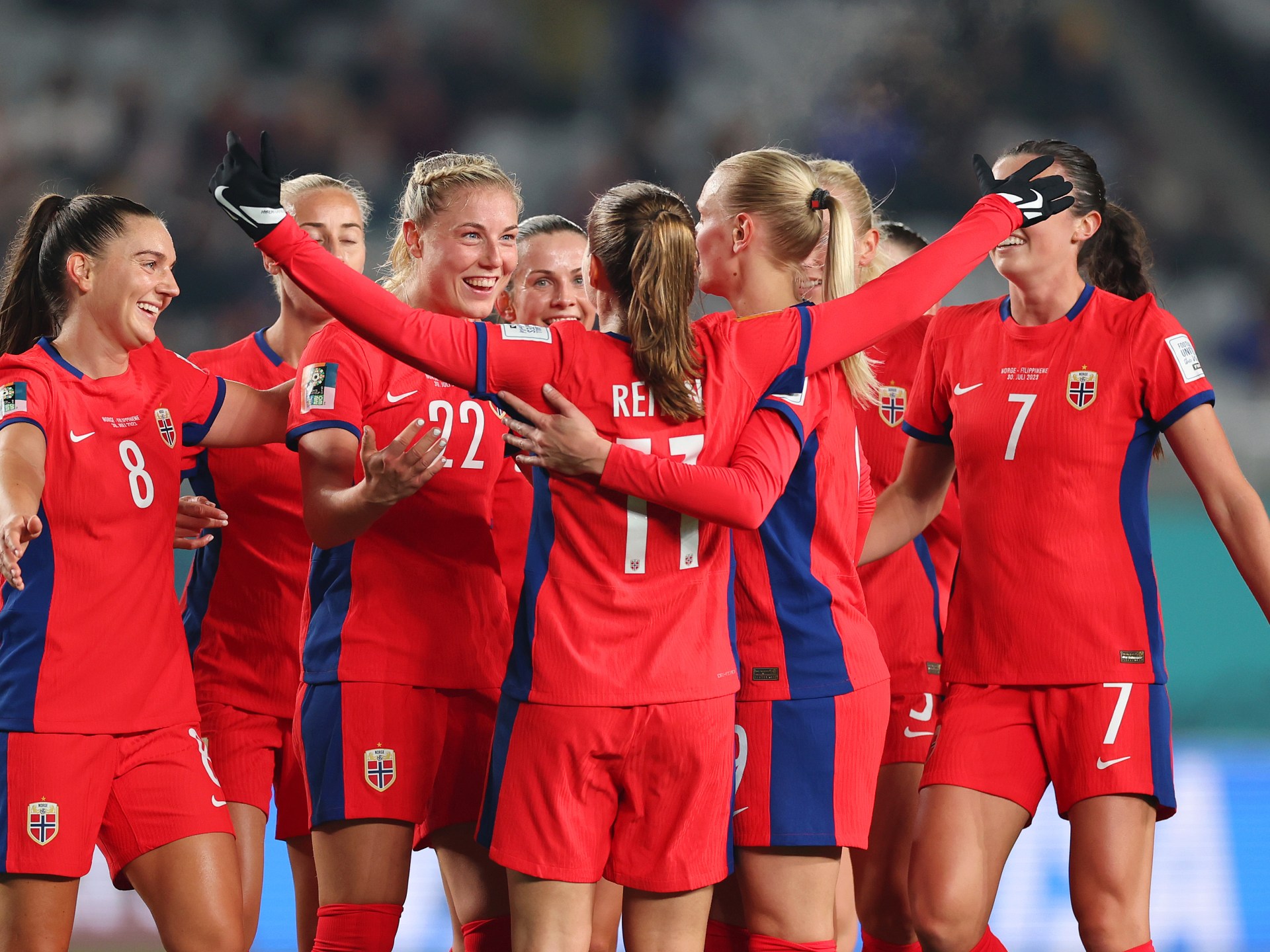 La Norvège se qualifie pour les huitièmes de finale de la Coupe du Monde Féminine après avoir battu les Philippines | Actualités Coupe du Monde Féminine 4 La Norvège se qualifie pour les huitièmes de finale de la Coupe du Monde Féminine après avoir battu les Philippines | Actualités Coupe du Monde Féminine - 3