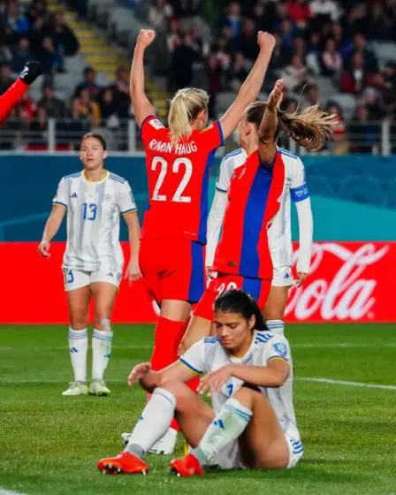 La Norvège se qualifie pour les huitièmes de finale de la Coupe du Monde Féminine grâce à sa victoire 6-0 sur les Philippines 43 La Norvège se qualifie pour les huitièmes de finale de la Coupe du Monde Féminine grâce à sa victoire 6-0 sur les Philippines - 42