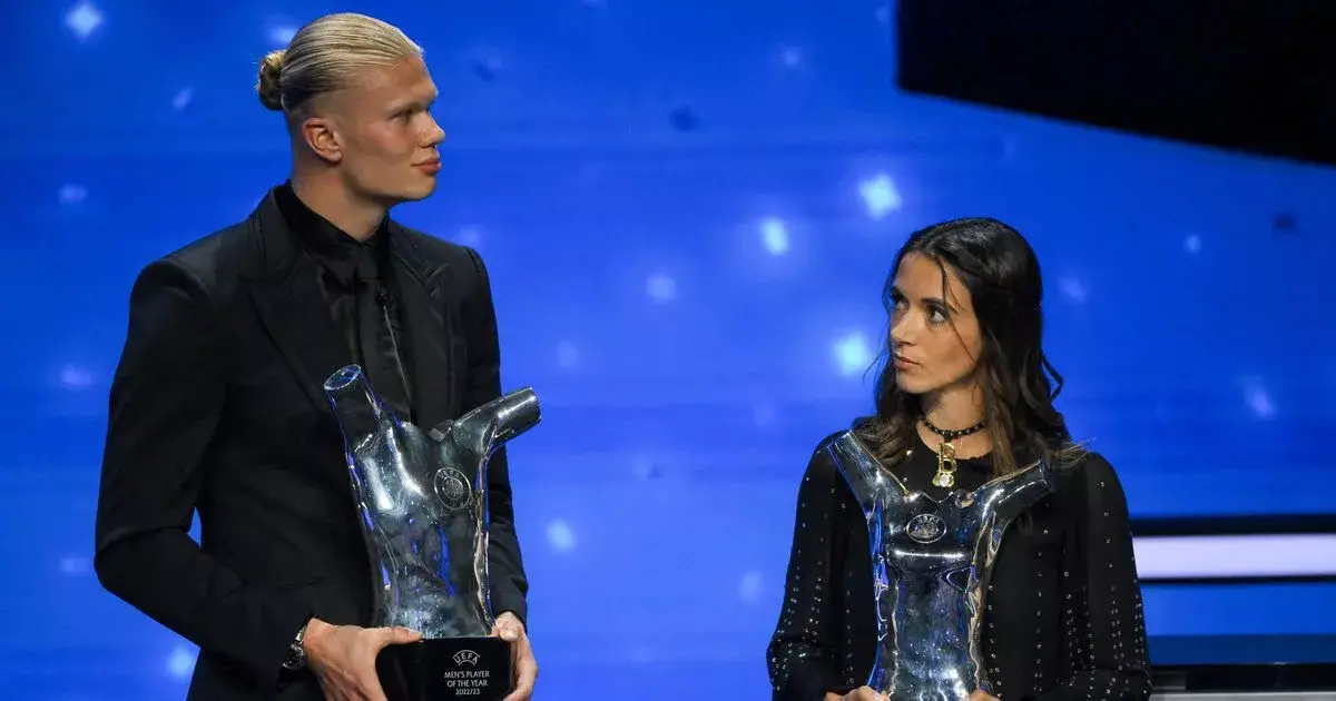 Erling Haaland exprime sa motivation pour la Ligue des champions tandis que Man City domine les récompenses de l'UEFA. 4 Erling Haaland exprime sa motivation pour la Ligue des champions tandis que Man City domine les récompenses de l'UEFA. - 3