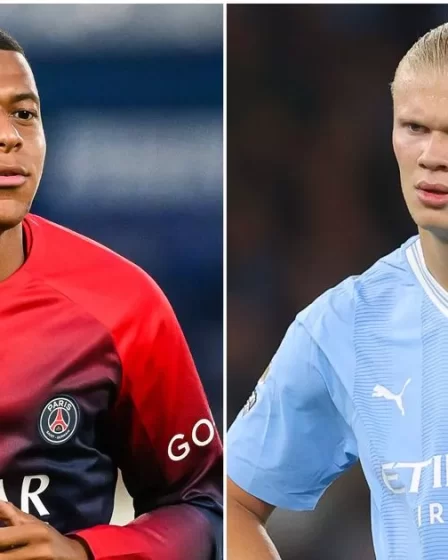 "J'aime un peu parler de bêtises" - La star de Man City, Erling Haaland, répond à une question sur le match de boxe de Kylian Mbappé 31 "J'aime un peu parler de bêtises" - La star de Man City, Erling Haaland, répond à une question sur le match de boxe de Kylian Mbappé - 30