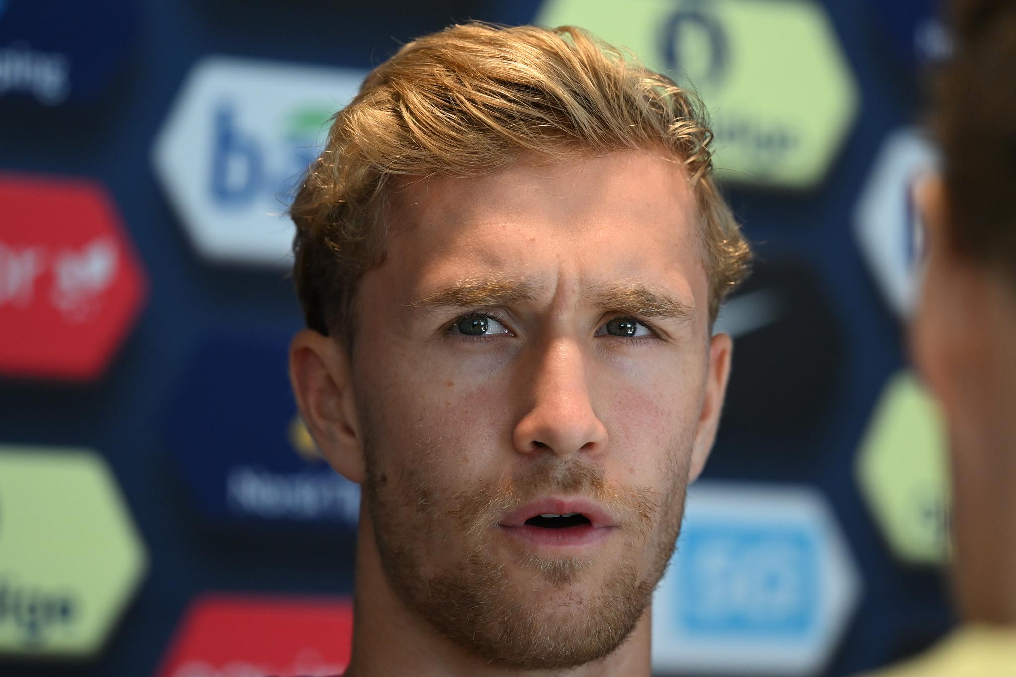 Ola Solbakken révèle les détails du prêt : projet de retour à Rome 9 EN CONVERSATION : Ola Solbakken est interviewée dans la zone presse mardi.