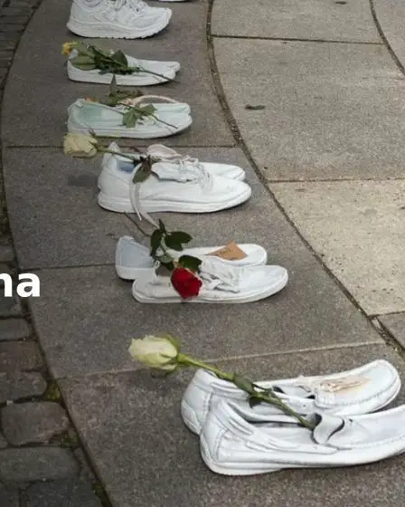 Ces paires de chaussures symbolisent celles que nous avons perdues par overdose l'année dernière - 14