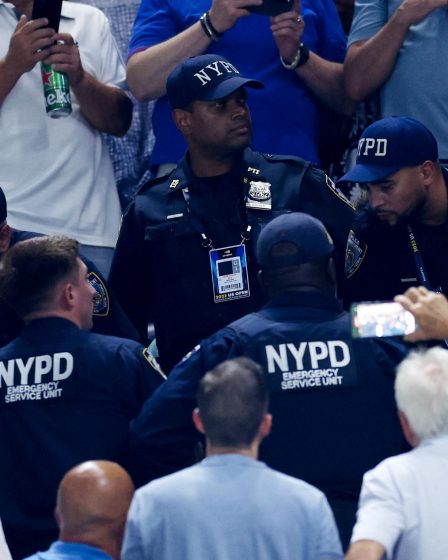 Le match de l'US Open interrompu par les manifestations - 1