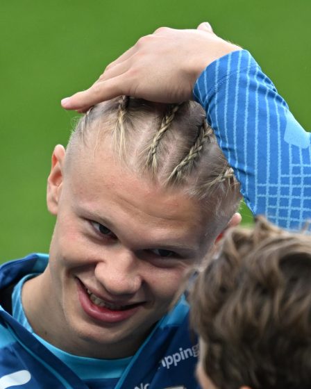 Haaland est apparu à l'entraînement de l'équipe nationale avec une nouvelle soudure - 22