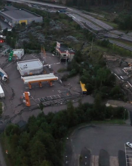 Un glissement de terrain détruit l'autoroute E6 reliant la Suède et la Norvège - 33