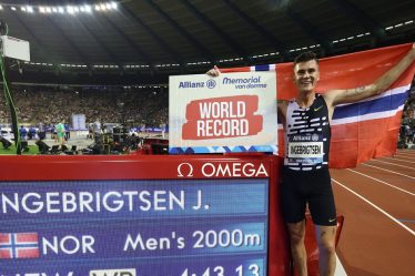 La Norvégienne Ingebrigtsen bat le record du 2 000 m à Bruxelles - 20
